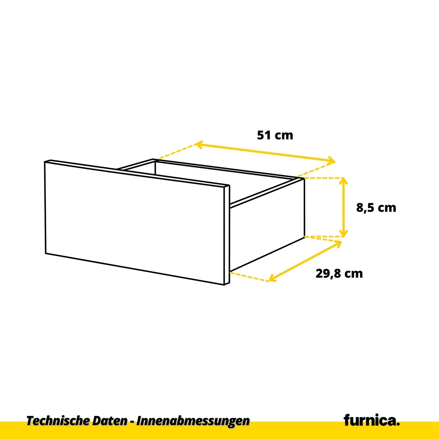 GABRIEL - Kommode / Sideboard mit 4 Schubladen - Wotan Eiche