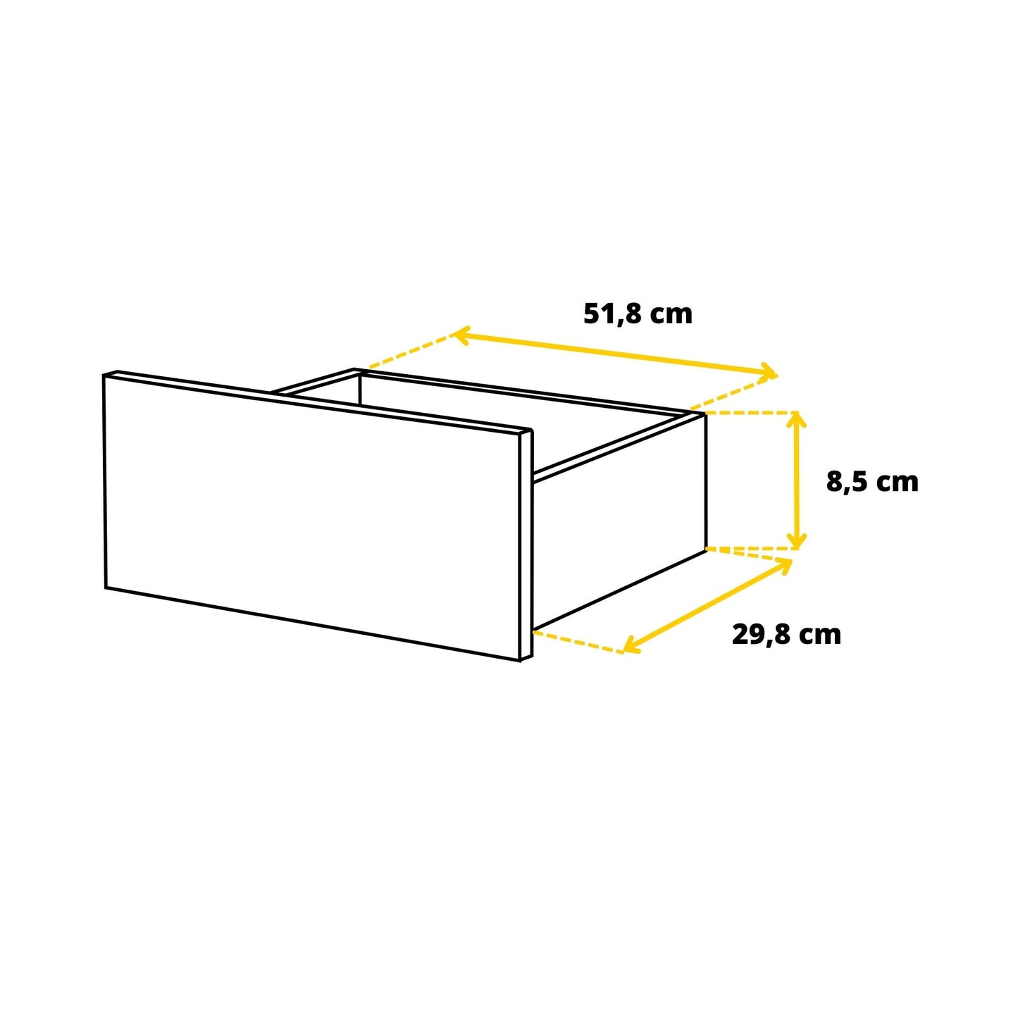 GABRIEL - Kommode / Sideboard mit 12 Schubladen (8+4) - Wotan Eiche