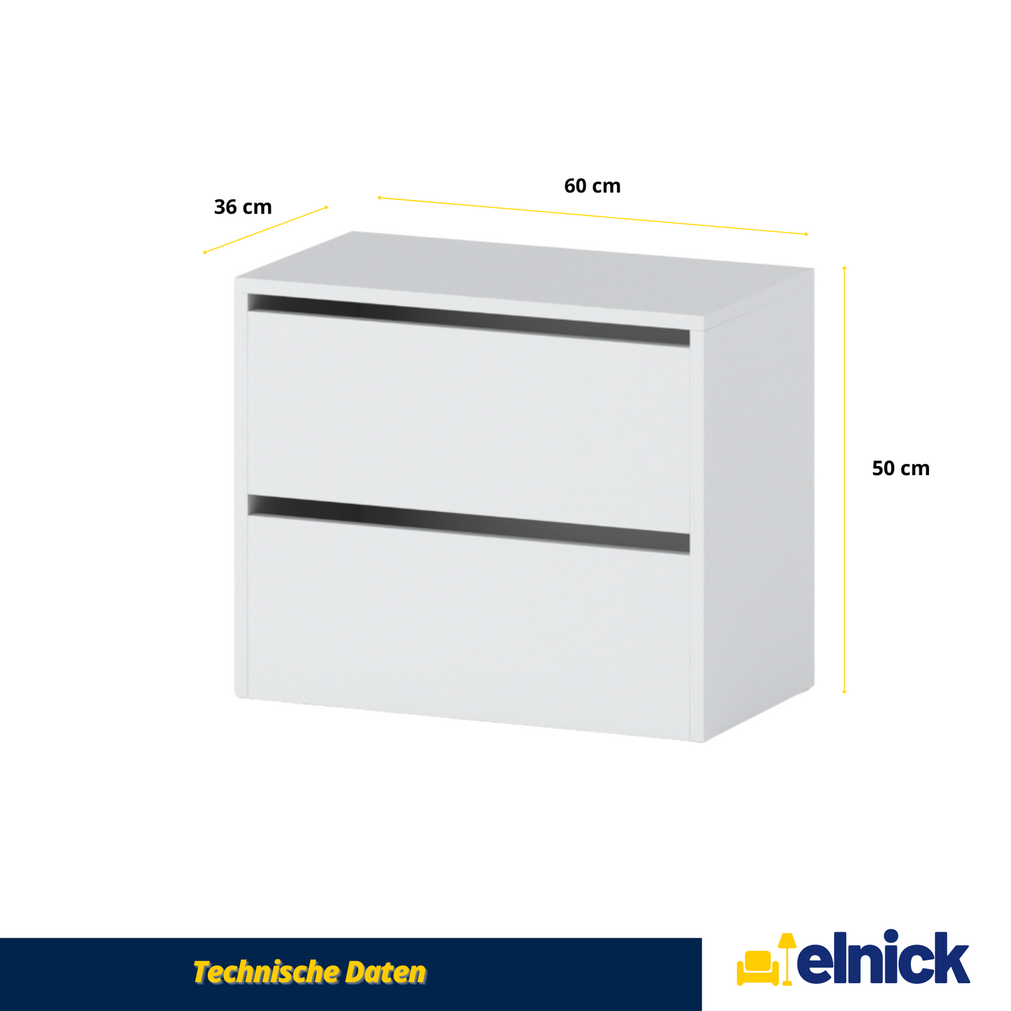JACK - Schuhschrank - 2-stufig Schuhkipper - Weiß Matt
