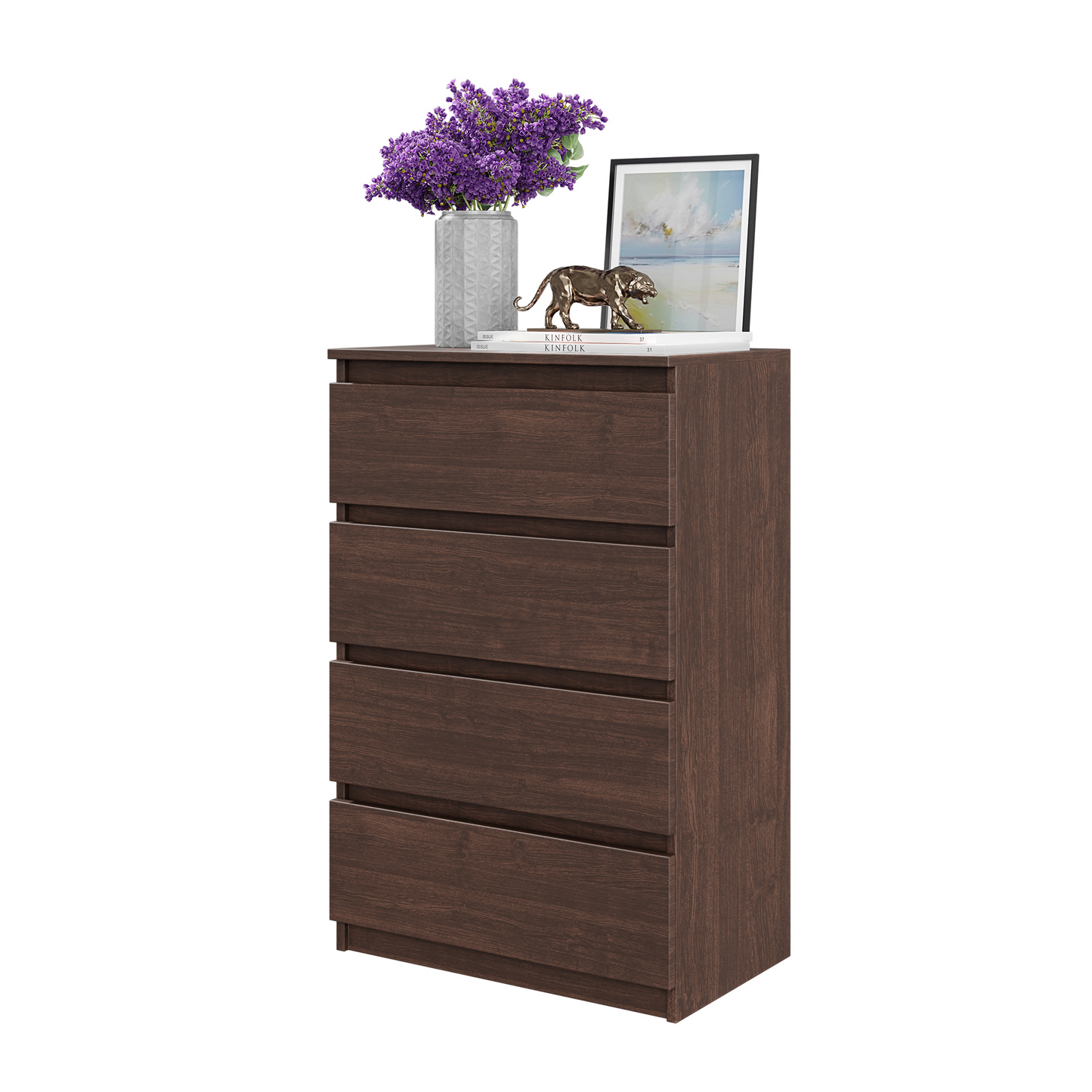 GABRIEL - Kommode / Sideboard mit 4 Schubladen - Wenge