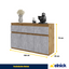 NOAH - Kommode / Sideboard mit 3 Schubladen und 3 Türen - Wotan Eiche / Beton-Optik