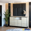 CALVIN – TV-Schrank mit 4 Türen – Wohnzimmer Sideboard - Sonoma Eiche