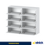 JACK - Schuhschrank - 8-stufig Schuhkipper - Weiß Matt