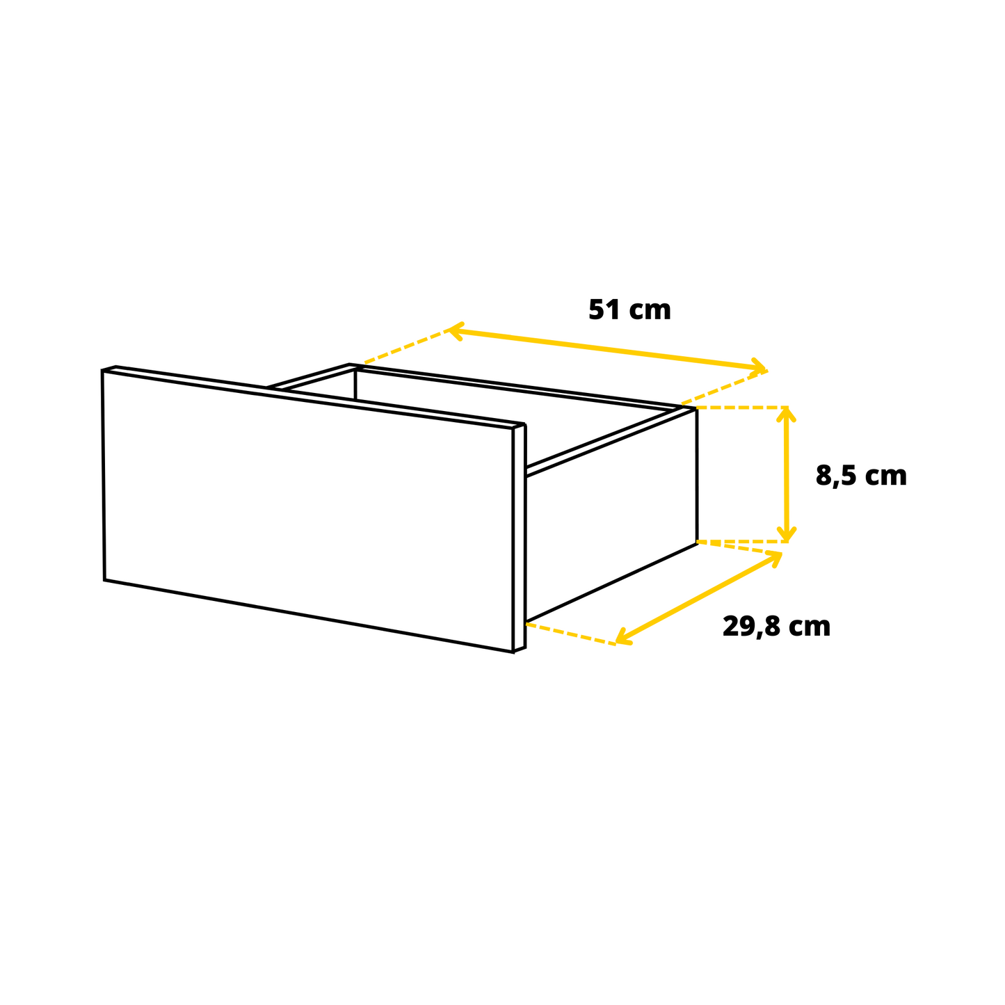 GABRIEL - Kommode / Sideboard mit 4 Schubladen - Anthrazit Grau