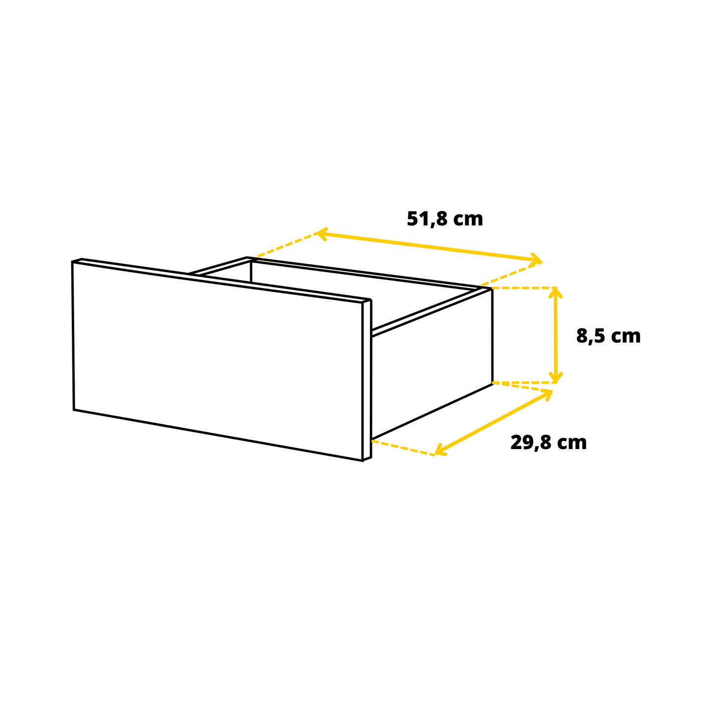 GABRIEL - Kommode / Sideboard mit 12 Schubladen (8+4) - Sonoma Eiche