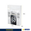 EMMA Badezimmerschrank-Set mit Türen und Einlegeböden - Weiß Matt / Weiß Gloss