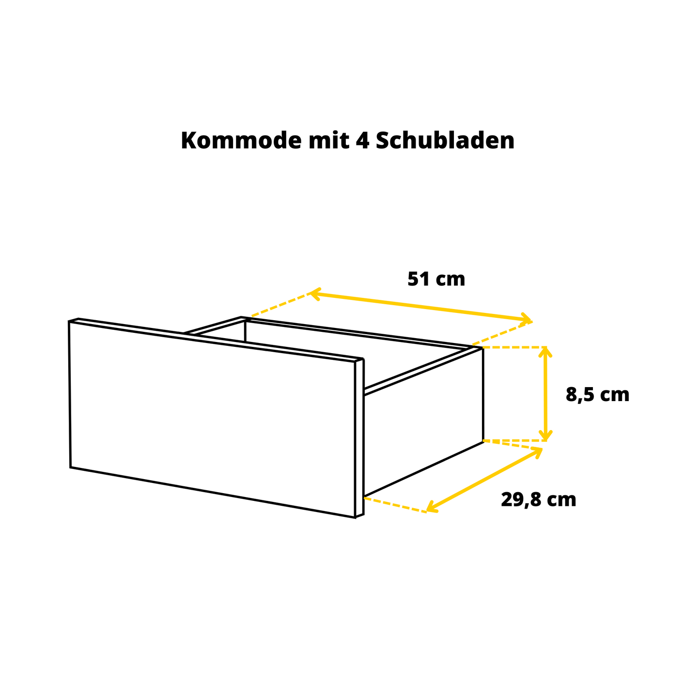 GABRIEL - Kommode / Sideboard mit 14 Schubladen (4+6+4) -  Anthrazit Grau / Wotan Eiche