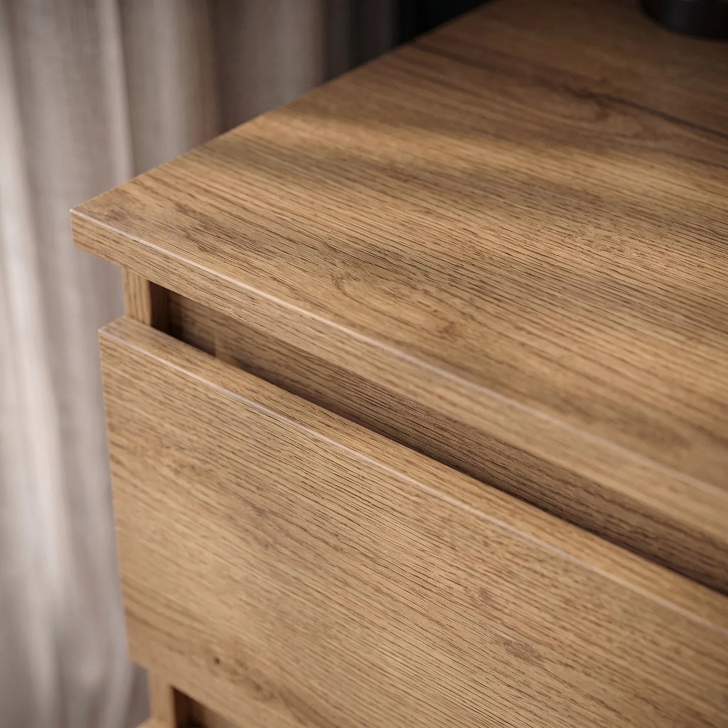 CUBA Schreibtisch 130 cm Wotan Eiche – Ansicht 3