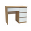 BEN - Schreibtisch mit 4 Schubladen Rechts - Sonoma Eiche / Weiß Matt 90cm