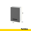 GONZO - Küchenblock - Beton / Weiß Matt mit Arbeitsplatte - 6 Schränke - 200 cm