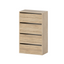 JACK - Schuhschrank - 4-stufig Schuhkipper - Sonoma Eiche